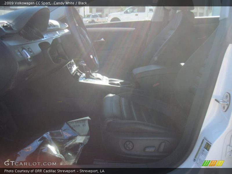 Candy White / Black 2009 Volkswagen CC Sport