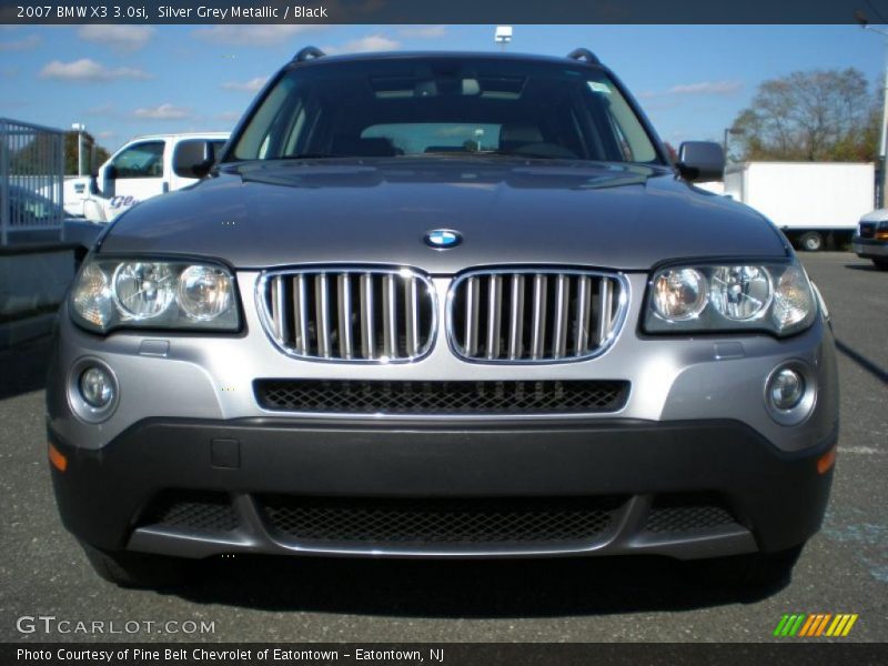 Silver Grey Metallic / Black 2007 BMW X3 3.0si