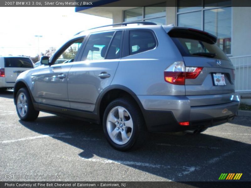 Silver Grey Metallic / Black 2007 BMW X3 3.0si