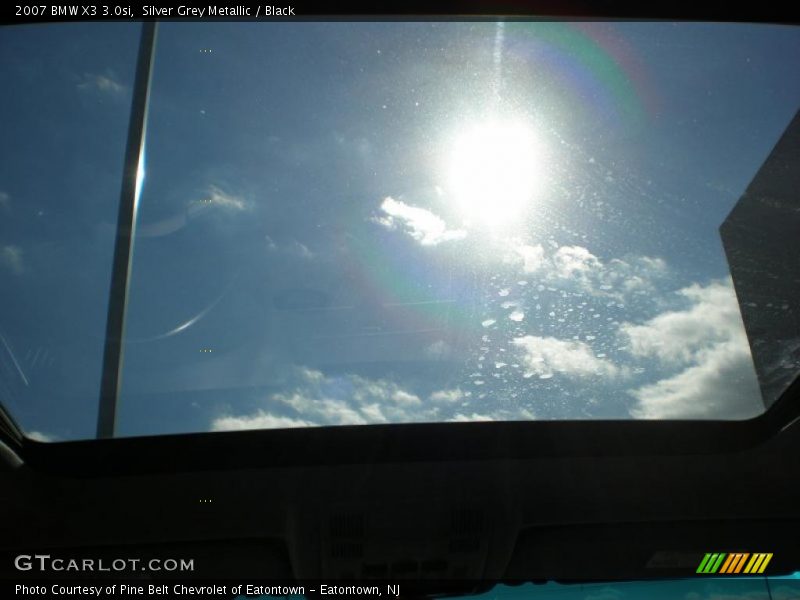 Silver Grey Metallic / Black 2007 BMW X3 3.0si