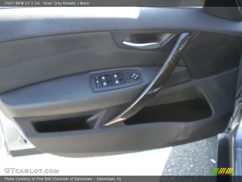 Silver Grey Metallic / Black 2007 BMW X3 3.0si
