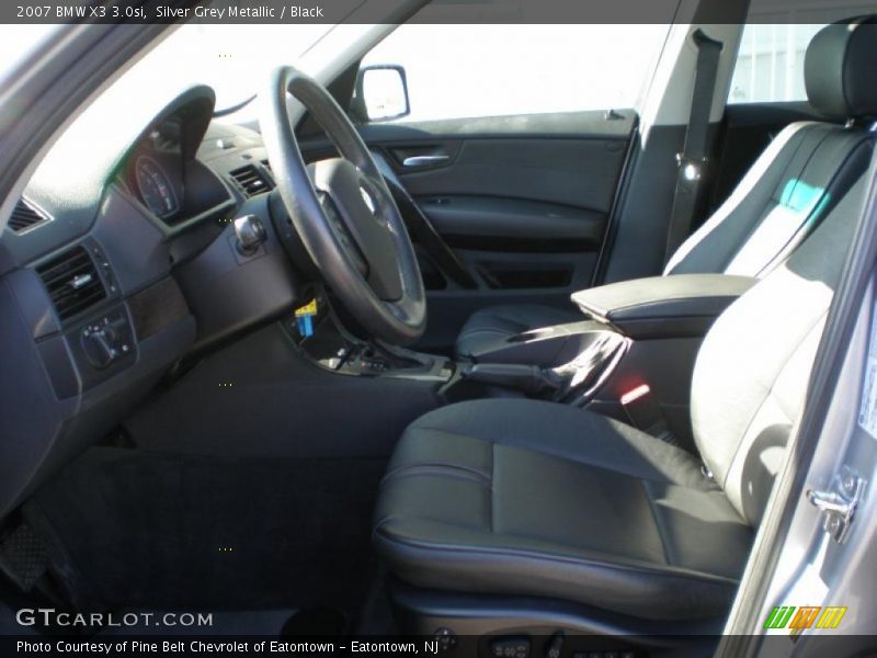 Silver Grey Metallic / Black 2007 BMW X3 3.0si