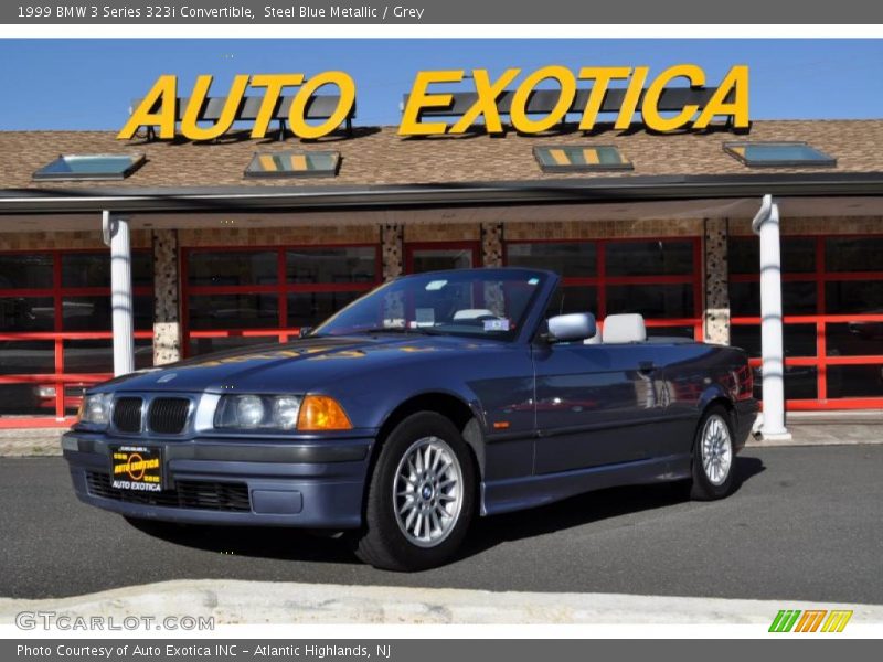 Steel Blue Metallic / Grey 1999 BMW 3 Series 323i Convertible