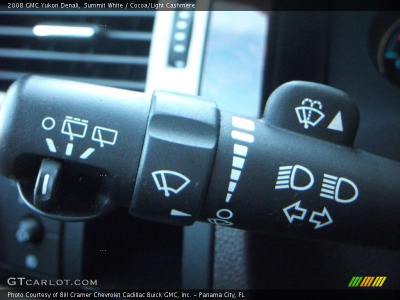 Summit White / Cocoa/Light Cashmere 2008 GMC Yukon Denali