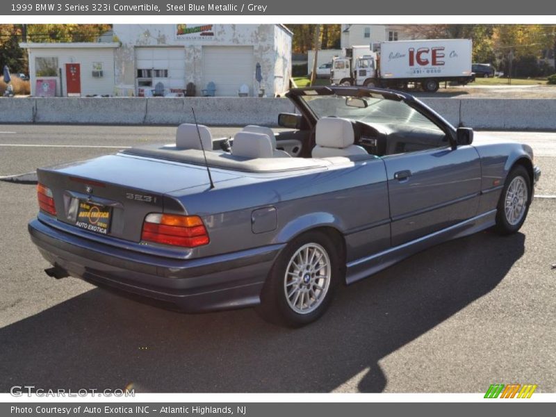 Steel Blue Metallic / Grey 1999 BMW 3 Series 323i Convertible