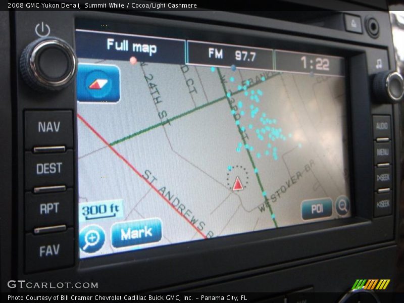 Navigation of 2008 Yukon Denali