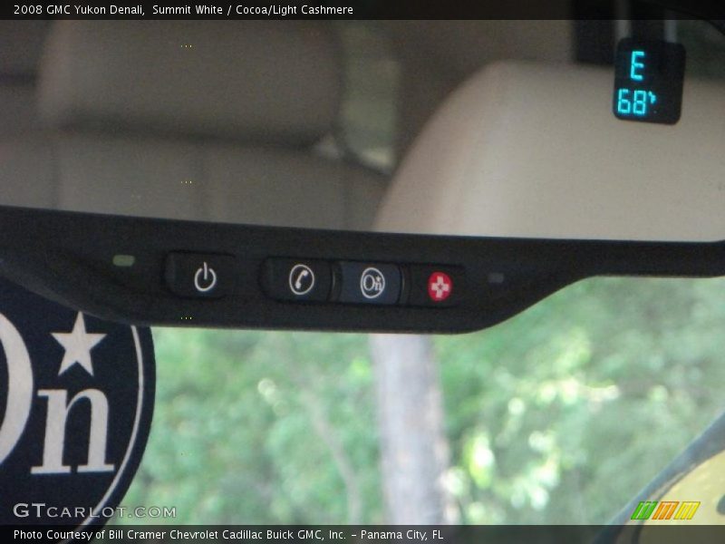 Summit White / Cocoa/Light Cashmere 2008 GMC Yukon Denali