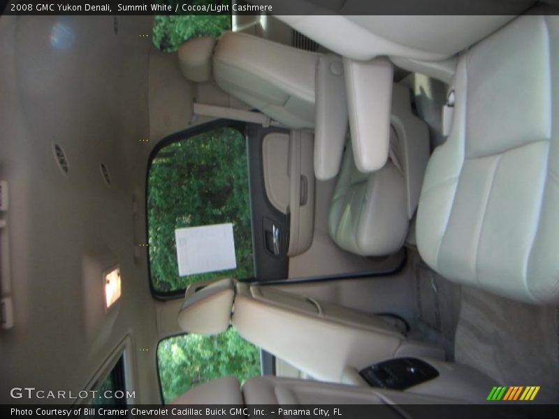 Summit White / Cocoa/Light Cashmere 2008 GMC Yukon Denali