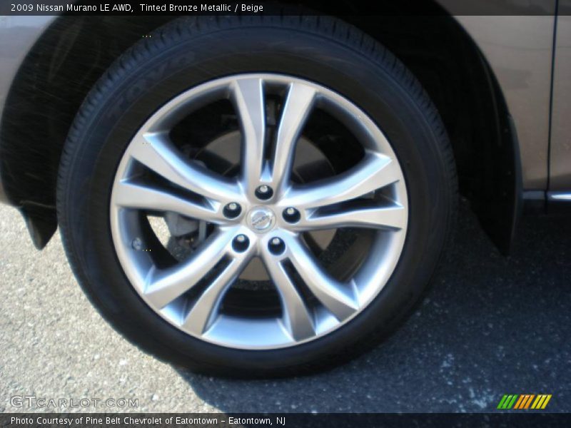 Tinted Bronze Metallic / Beige 2009 Nissan Murano LE AWD