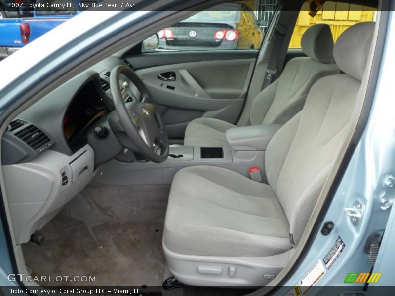Sky Blue Pearl / Ash 2007 Toyota Camry LE