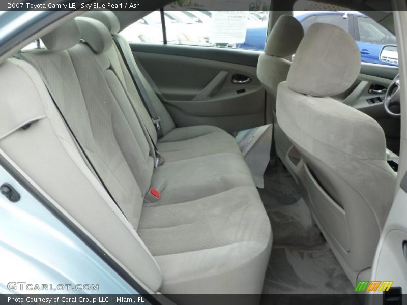 Sky Blue Pearl / Ash 2007 Toyota Camry LE