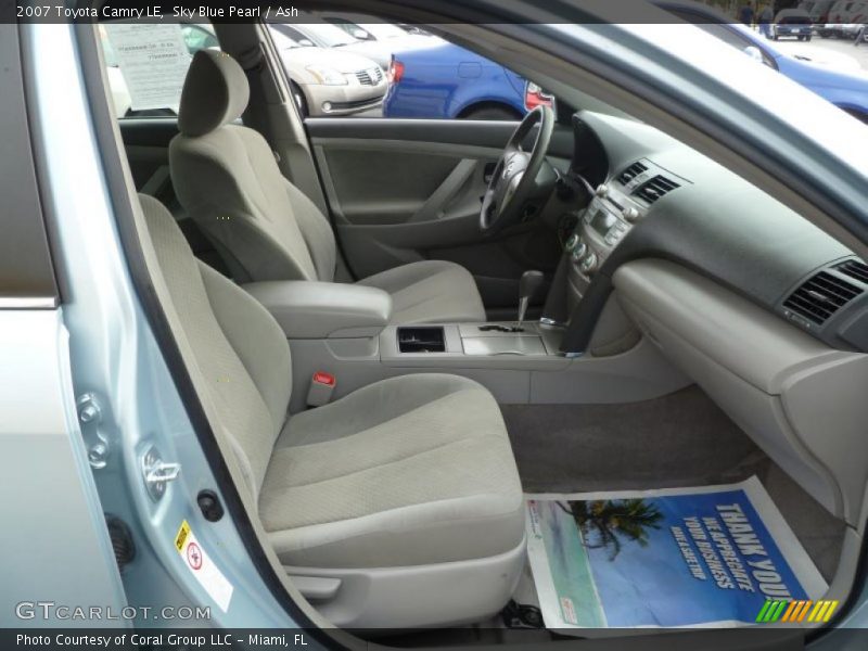 Sky Blue Pearl / Ash 2007 Toyota Camry LE