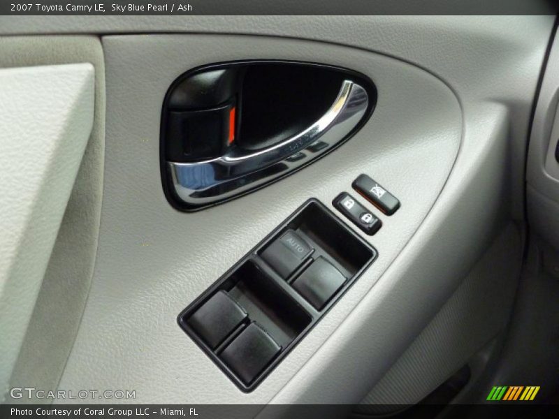 Sky Blue Pearl / Ash 2007 Toyota Camry LE