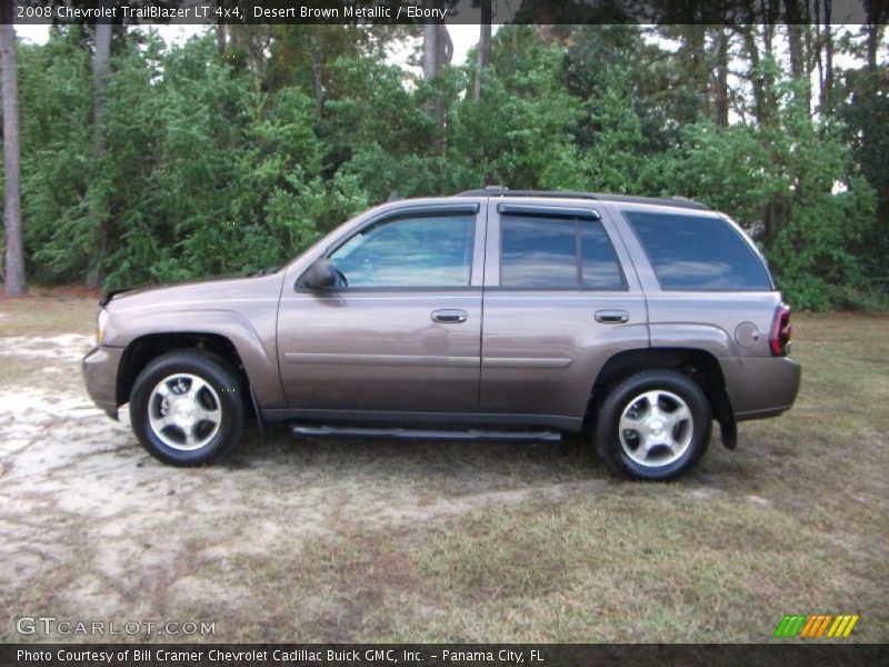 Desert Brown Metallic / Ebony 2008 Chevrolet TrailBlazer LT 4x4