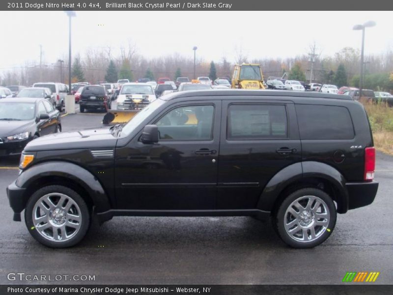 Brilliant Black Crystal Pearl / Dark Slate Gray 2011 Dodge Nitro Heat 4.0 4x4