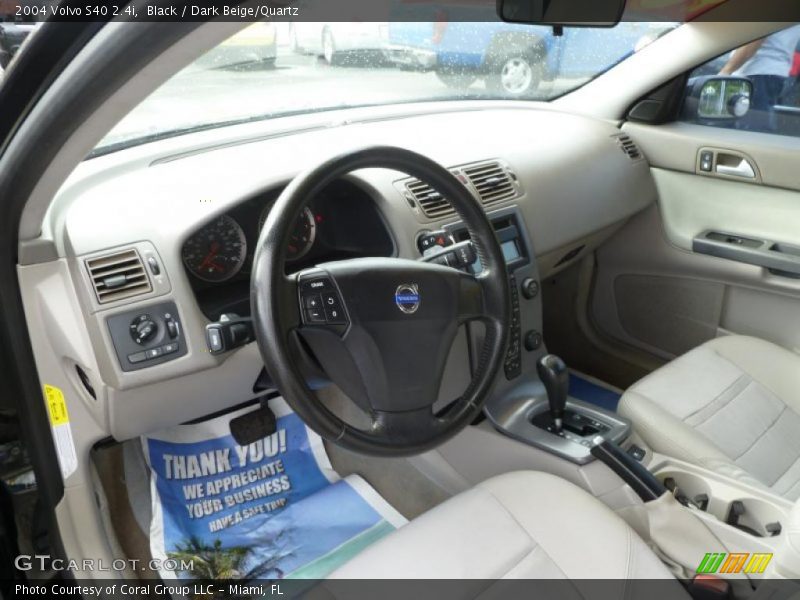 Dark Beige/Quartz Interior - 2004 S40 2.4i 