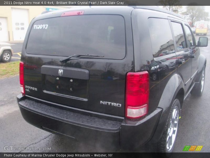 Brilliant Black Crystal Pearl / Dark Slate Gray 2011 Dodge Nitro Heat 4.0 4x4