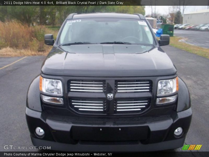 Brilliant Black Crystal Pearl / Dark Slate Gray 2011 Dodge Nitro Heat 4.0 4x4
