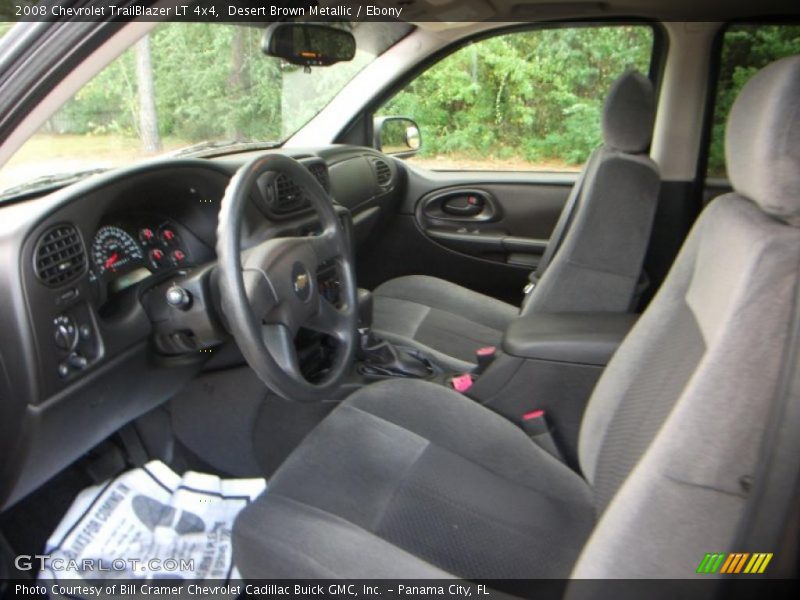 Desert Brown Metallic / Ebony 2008 Chevrolet TrailBlazer LT 4x4