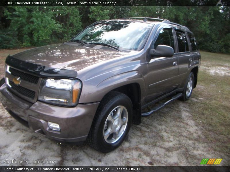 Desert Brown Metallic / Ebony 2008 Chevrolet TrailBlazer LT 4x4