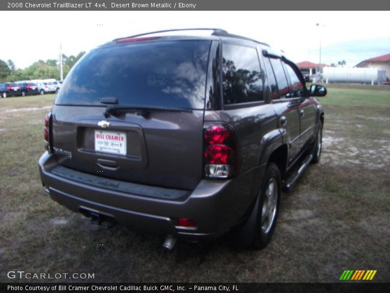 Desert Brown Metallic / Ebony 2008 Chevrolet TrailBlazer LT 4x4