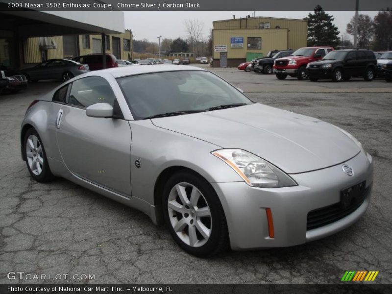 Chrome Silver / Carbon Black 2003 Nissan 350Z Enthusiast Coupe