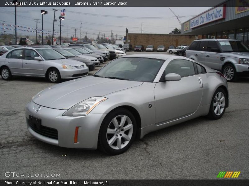 Chrome Silver / Carbon Black 2003 Nissan 350Z Enthusiast Coupe