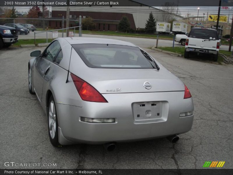 Chrome Silver / Carbon Black 2003 Nissan 350Z Enthusiast Coupe