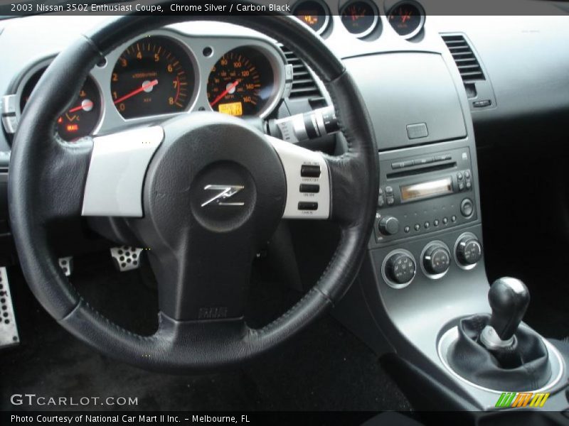 Chrome Silver / Carbon Black 2003 Nissan 350Z Enthusiast Coupe