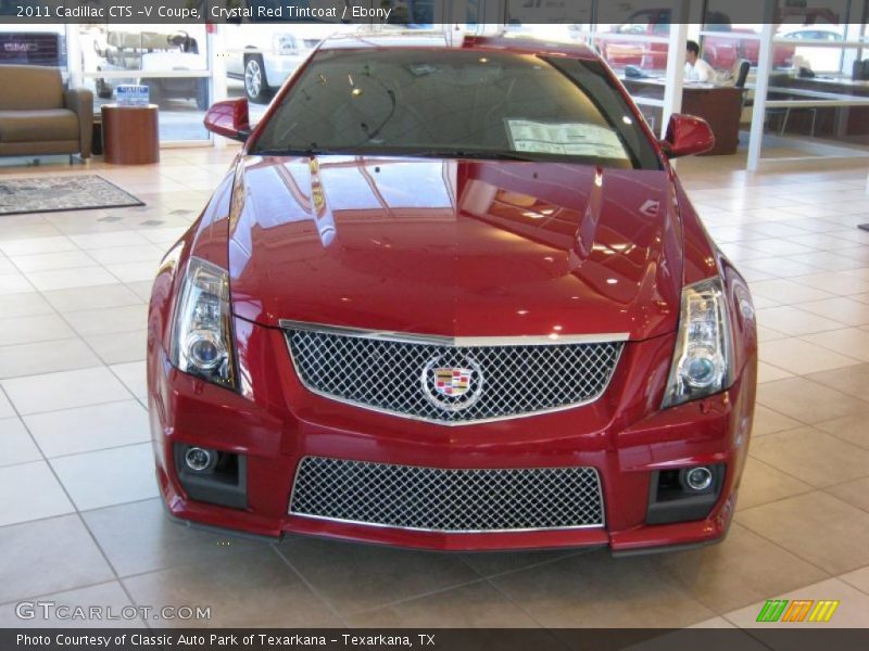 Crystal Red Tintcoat / Ebony 2011 Cadillac CTS -V Coupe