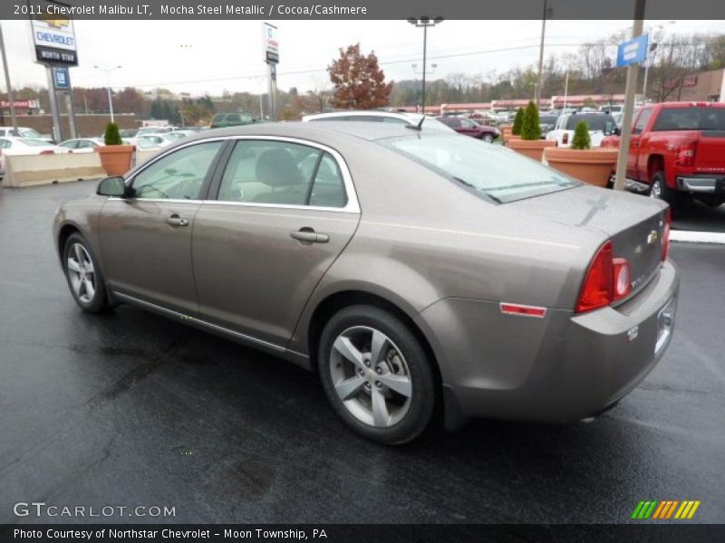 Mocha Steel Metallic / Cocoa/Cashmere 2011 Chevrolet Malibu LT