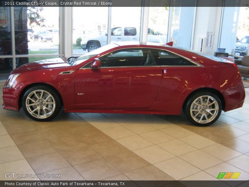 Crystal Red Tintcoat / Ebony 2011 Cadillac CTS -V Coupe