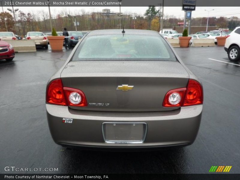 Mocha Steel Metallic / Cocoa/Cashmere 2011 Chevrolet Malibu LT