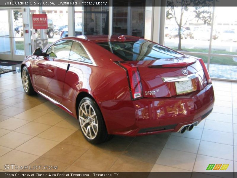 Crystal Red Tintcoat / Ebony 2011 Cadillac CTS -V Coupe