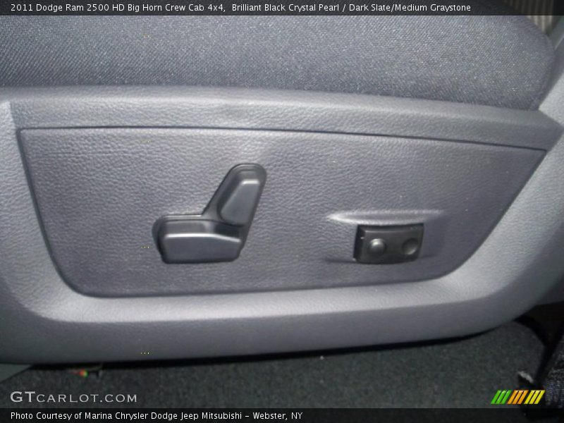 Brilliant Black Crystal Pearl / Dark Slate/Medium Graystone 2011 Dodge Ram 2500 HD Big Horn Crew Cab 4x4