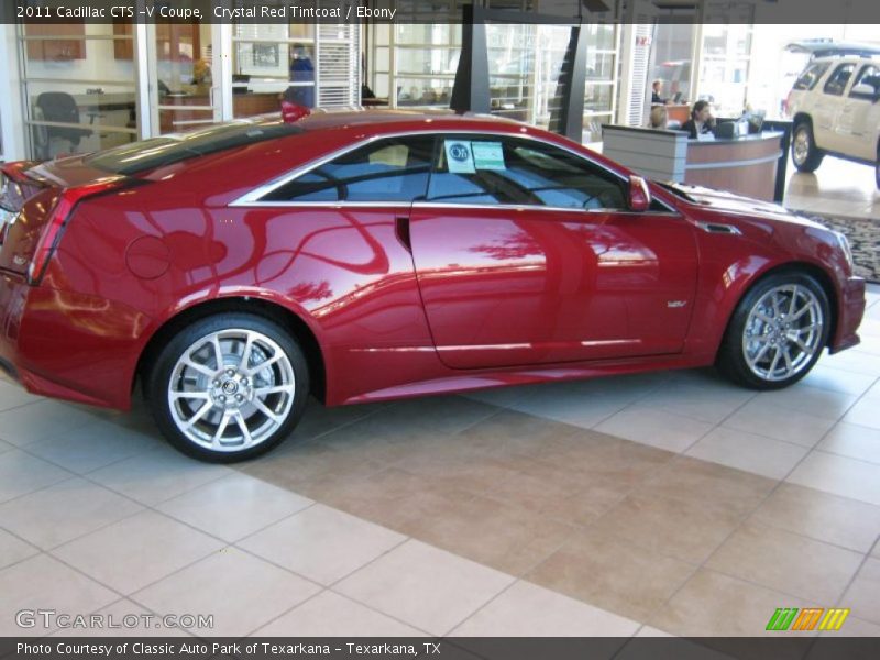 Crystal Red Tintcoat / Ebony 2011 Cadillac CTS -V Coupe