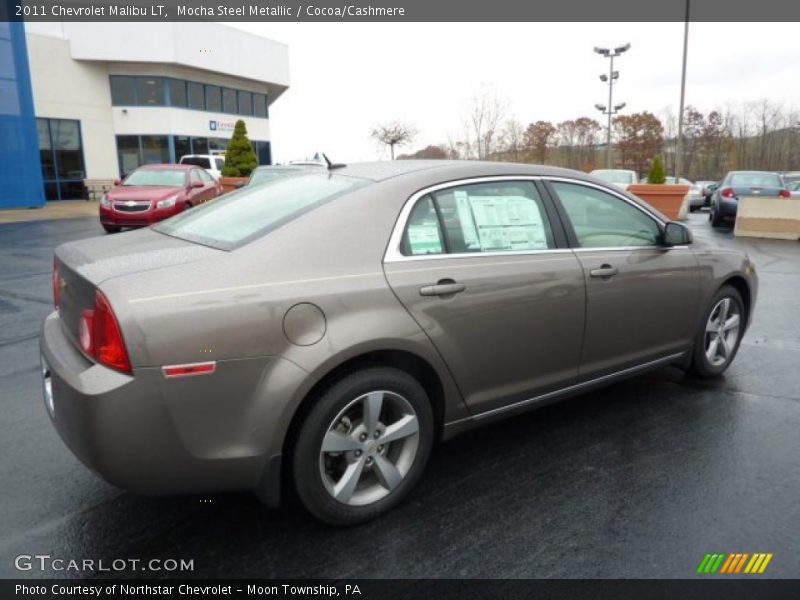 Mocha Steel Metallic / Cocoa/Cashmere 2011 Chevrolet Malibu LT
