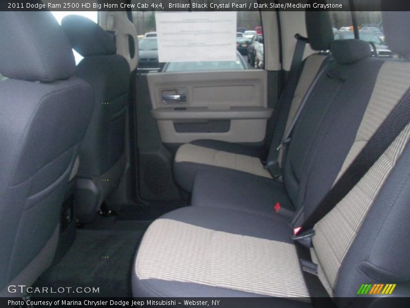 Brilliant Black Crystal Pearl / Dark Slate/Medium Graystone 2011 Dodge Ram 2500 HD Big Horn Crew Cab 4x4