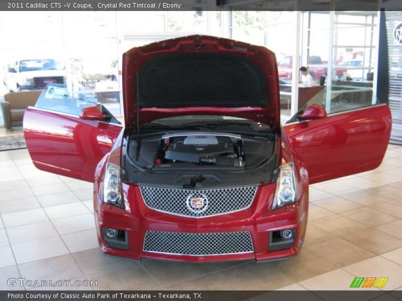 Crystal Red Tintcoat / Ebony 2011 Cadillac CTS -V Coupe