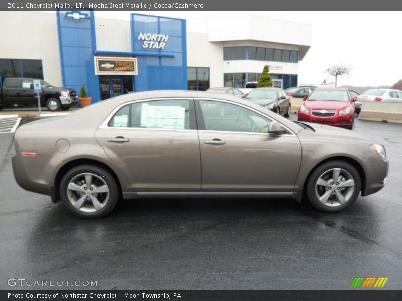 Mocha Steel Metallic / Cocoa/Cashmere 2011 Chevrolet Malibu LT