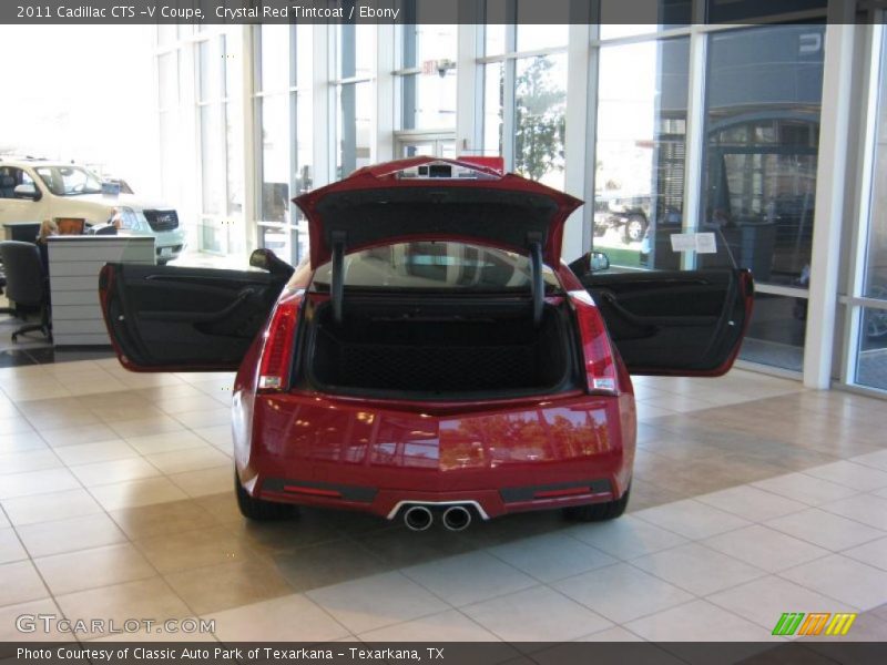 Crystal Red Tintcoat / Ebony 2011 Cadillac CTS -V Coupe