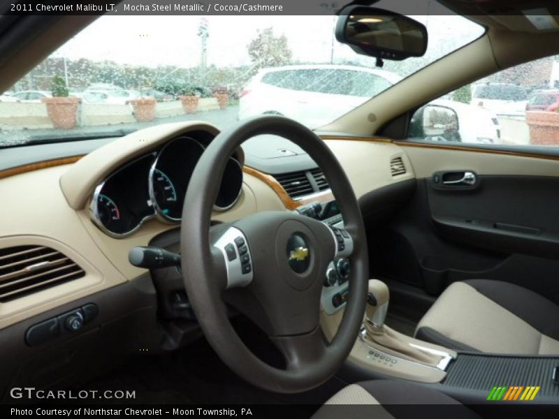 Mocha Steel Metallic / Cocoa/Cashmere 2011 Chevrolet Malibu LT