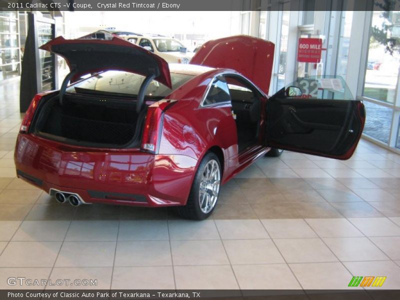  2011 CTS -V Coupe Crystal Red Tintcoat