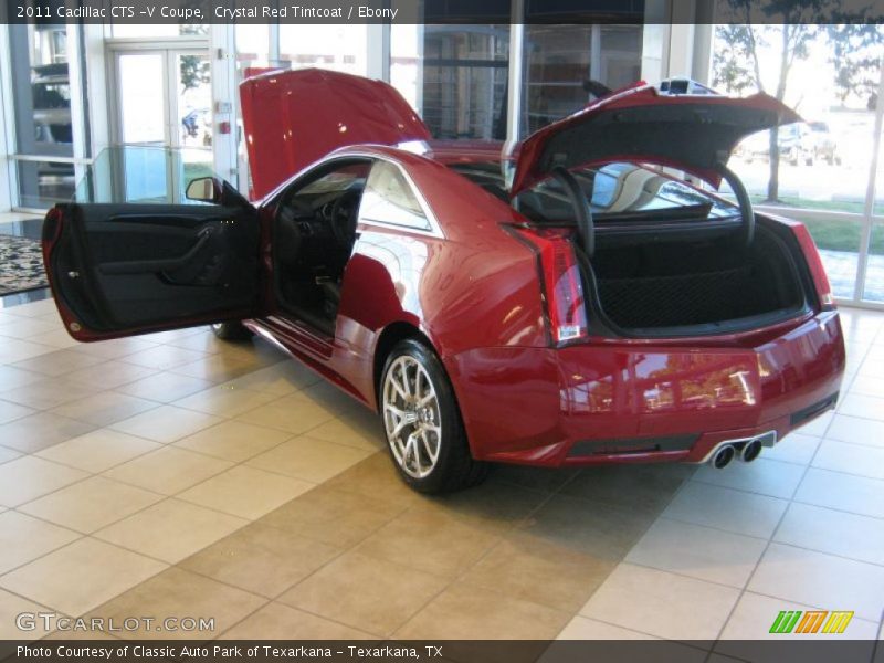 Crystal Red Tintcoat / Ebony 2011 Cadillac CTS -V Coupe