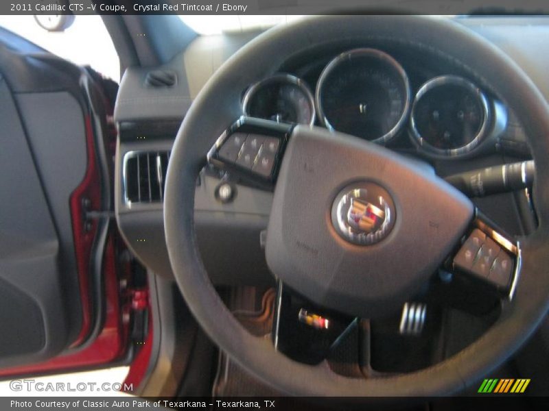 Crystal Red Tintcoat / Ebony 2011 Cadillac CTS -V Coupe