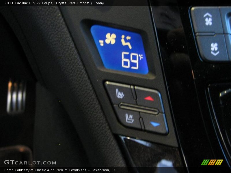 Controls of 2011 CTS -V Coupe