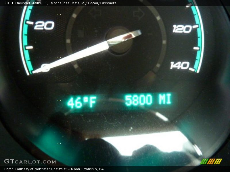 Mocha Steel Metallic / Cocoa/Cashmere 2011 Chevrolet Malibu LT