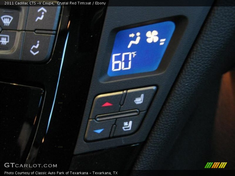Controls of 2011 CTS -V Coupe