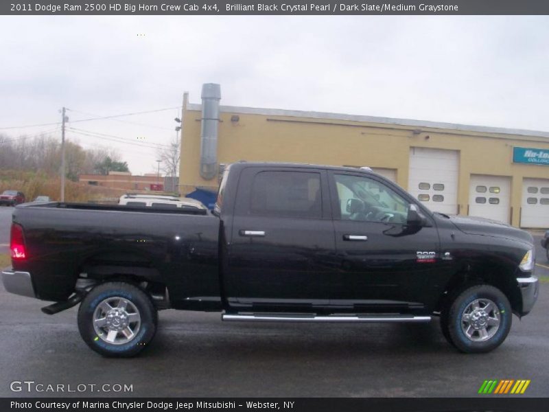Brilliant Black Crystal Pearl / Dark Slate/Medium Graystone 2011 Dodge Ram 2500 HD Big Horn Crew Cab 4x4