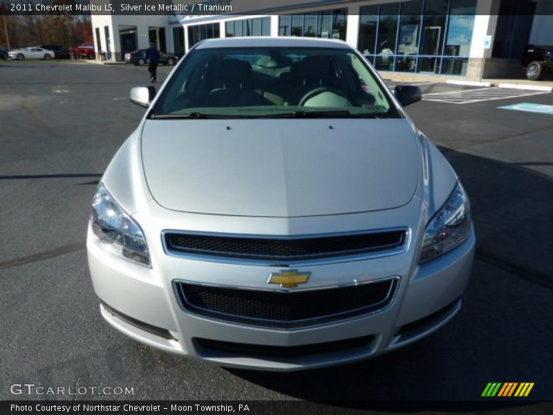 Silver Ice Metallic / Titanium 2011 Chevrolet Malibu LS